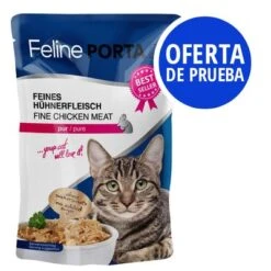 Feline Porta 21 6 X 100 G Comida Húmeda Para Gatos - Pack De Prueba