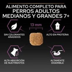 PURINA PRO PLAN Medium & Large Adult 7+ Age Defence -Paws Tienda puprpnddadvagmech22ksizldpales 5