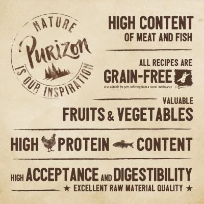 Purizon Adult 6 X 400 G Comida Húmeda Sin Cereales Para Perros 4 Purizon Adult 6 X 400 G Comida Húmeda Sin Cereales Para Perros - Imagen 2