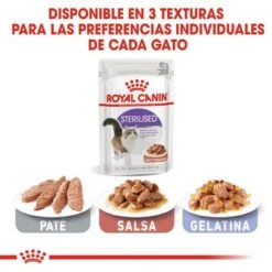 Royal Canin Sterilised En Salsa -Paws Tienda rc fhn wet sterilisedgravy cv eretailkit 5 es es 4
