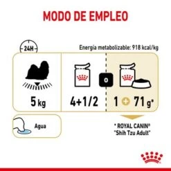Royal Canin Breed Shih Tzu Mousse -Paws Tienda rc spt wet shihtzuad cv 5 es es 5