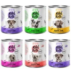 Rebel Belle Adult Comida Vegetariana Y Vegana Para Perros - Pack Mixto -Paws Tienda rebel belle mixpaket 750g 6
