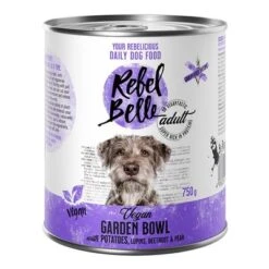 Rebel Belle Adult Comida Vegetariana Y Vegana Para Perros - Pack Mixto -Paws Tienda rebelbelle adult gf garden 750g 1000x1000 7