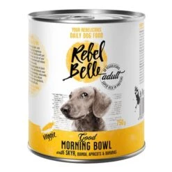 Rebel Belle Adult Comida Vegetariana Y Vegana Para Perros - Pack Mixto -Paws Tienda rebelbelle adult morning 750g 1000x1000 9