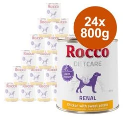 Rocco Diet Care Gastro Intestinal, Pollo Con Chirivía - 800 G -Paws Tienda rocco nf dietcare 800g renal chicken hs 03 5