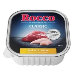 Rocco Classic En Tarrinas 9 X 300 G 25 Rocco Classic En Tarrinas 9 X 300 G -Paws Tienda rocco schalen classic huhn side 1000x1000 3