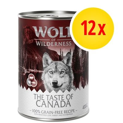 Pack Ahorro Wolf Of Wilderness The Taste Of 12 X 400 G 3 Pack Ahorro Wolf Of Wilderness The Taste Of 12 X 400 G