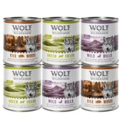 Megapack Wolf Of Wilderness 24 X 800 G -Paws Tienda wow 6x800g mixpaket 6