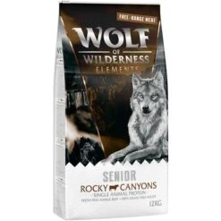 Pack Ahorro: 2 X 12 Wolf Of Wilderness Elements -Paws Tienda wow elements fr rocky senior right 12kg 1000x1000 2