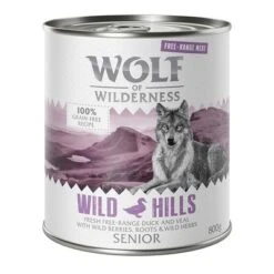 Wolf Of Wilderness Free Range Senior 6 X 800 G -Paws Tienda wow freerange senior wildhills 800g 1000x1000 1 4