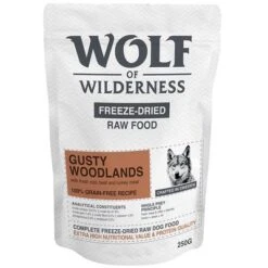 Wolf Of Wilderness Gusty Woodlands Con Vacuno, Bacalao Y Pavo 17 Wolf Of Wilderness Gusty Woodlands Con Vacuno, Bacalao Y Pavo -Paws Tienda wow freezedried gusty woodlands 250g 1000x1000 8