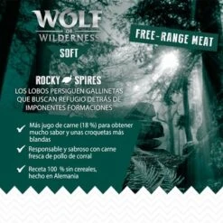 Wolf Of Wilderness Soft Rocky Spire Pollo De Corral Y Pintada -Paws Tienda wow softstrong board benefits rockyspires 1000x1000 es 5
