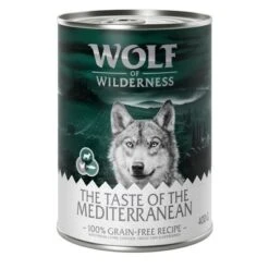 Wolf Of Wilderness The Taste Of 6 X 400 G -Paws Tienda wow tasteof mediterranean 400g 1000x1000 1 2